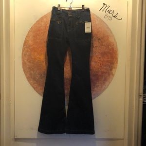 Free People Farrah blue denim jeans
